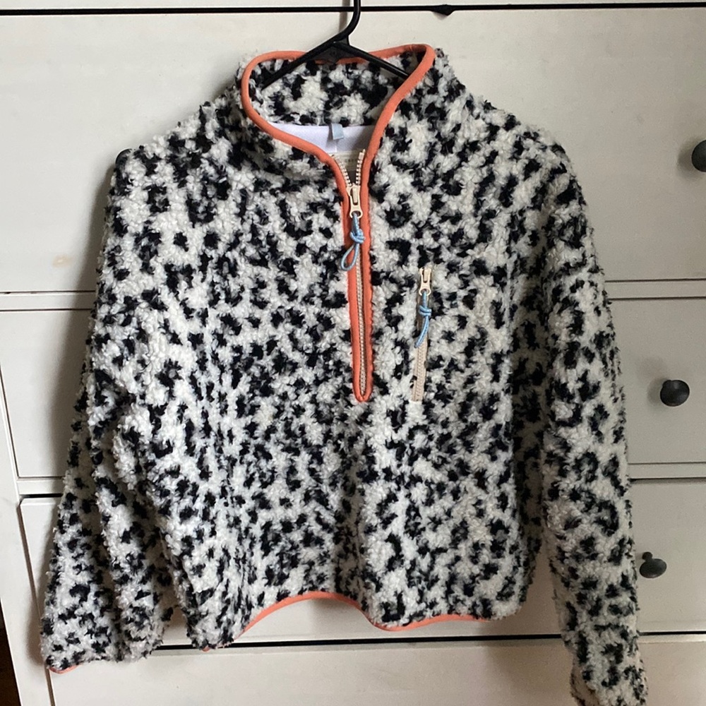 Lou and Grey Sherpa Half Zip Pullover